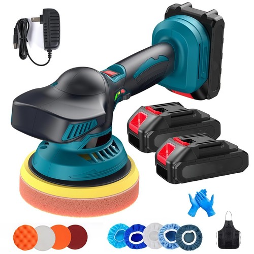 Dual action car polisher - action,
