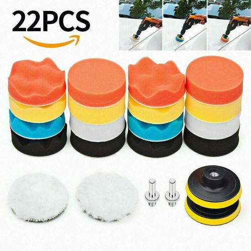 22pc car buffing pads - 3",