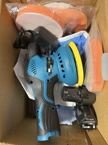 Cordless car buffer polisher - car,